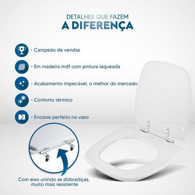 Tampa De Vaso Art Biscuit (bege Claro) Para Bacia Incepa 6lpf