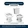 Tampa De Vaso Almofadada Thema Branco Para Bacia Incepa 6lpf