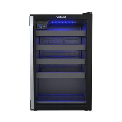 Adega Climatizada Venax Piubella 100 82L 24 Garrafas Preto - 110V