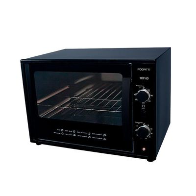 Forno Elétrico Bancada Top 60 Fogatti Preto 110v