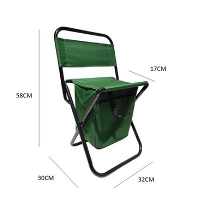 Cadeira De Camping Dobrável Com Bolsa Organizador - Portátil
