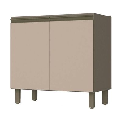 Cozinha Modulada 6 Peças Sem Tampo Connect Henn Duna/cristal