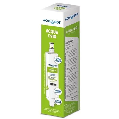 Kit 2 Refil Acqua Filtro Purificador de Água Elétrico CS10 Ultrafiltração Consul Facilite Acquabios