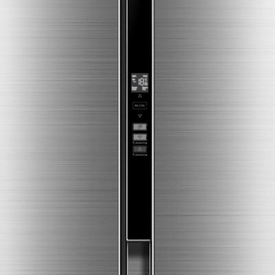 Refrigerador Midea Side By Side 442 Litros MDRS598 Inox 110V