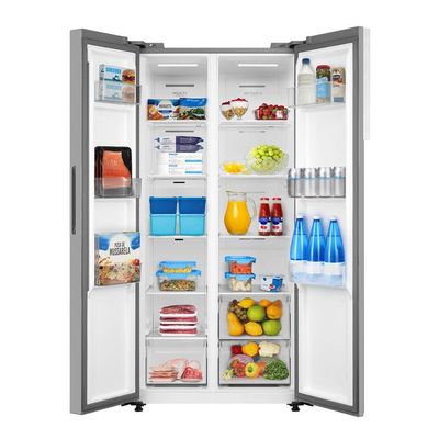 Refrigerador Midea Side By Side 442 Litros MDRS598 Inox 110V