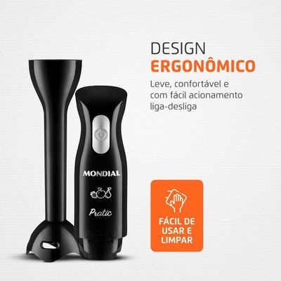Mixer Mondial 2 Em 1 M-15-b Preto 220V