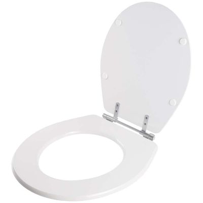 Tampa De Vaso Poliéster Carina Branco Para Bacia Ideal Standard
