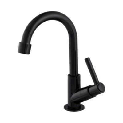 Torneira Lavatório Veneza Bica Móvel Abs 6166 C61 Preta