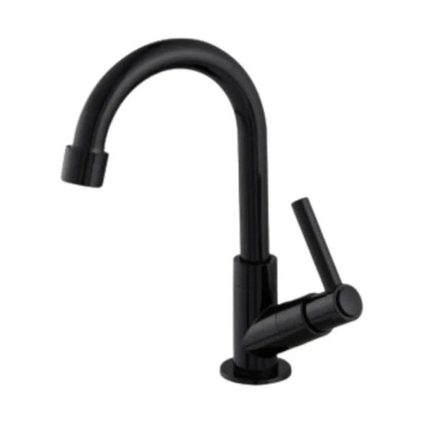 Torneira Lavatório Veneza Bica Móvel Abs 6166 C61 Preta