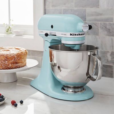 Batedeira Planetária Stand Mixer 110v Kitchenaid Azul