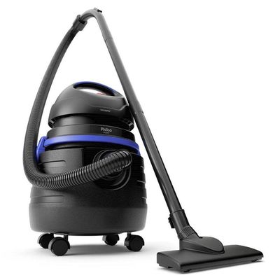 Aspirador De Água E Pó Philco 1500W 20L Com Acessórios Pas80 Azul/Preto 110V