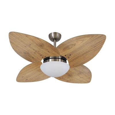 Ventilador De Teto Kovalski Bronze 4 Pás Rádica Freijó 220V 220V