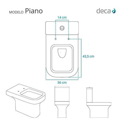 Tampa De Vaso Laqueado Com Fechamento Lento Piano Branco Para Louça Deca Com Ferragem Preta