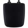 Tampa De Vaso Laqueado Com Amortecedor Boss Matte Black (preto Fosco) Para Bacia Incepa Com Ferragem Preta