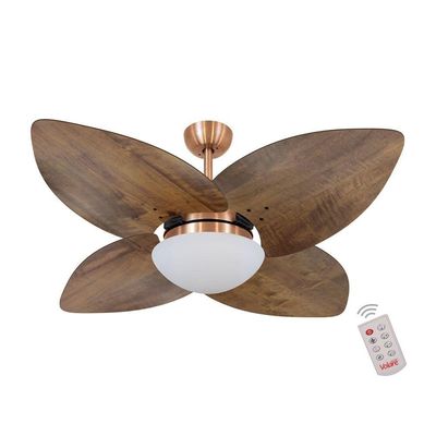 Ventilador De Teto 4 Pás Rádica 127V C/ Controle 110V