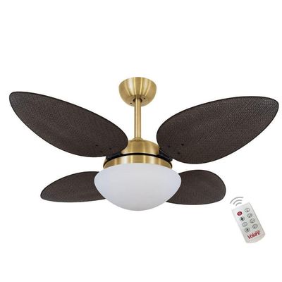 Ventilador Volare P Palmae Tabaco 220v E Controle Remoto 220V