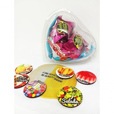 Presente De Páscoa Coração Em Festa + Jogo Seletividade Alimentar Para Autistas