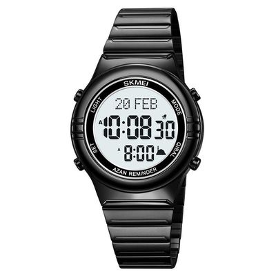 Relógio Digital Masculino Fashion Da Skmei Com Cronômetro Função De Data Resistência À Água Preto