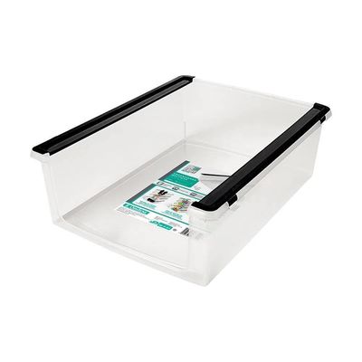 Kit Cesto Organizador Plástico Multiuso Empilhável 3 Unidades Ordene