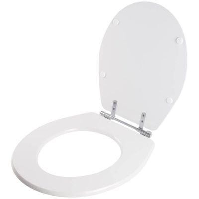 Tampa De Vaso Em Mdf Ravena Branco Para Bacia Deca