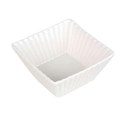 Conjunto Com 03 Petisqueiras De Porcelana Quadrada Pcln-073 - Haüskraft
