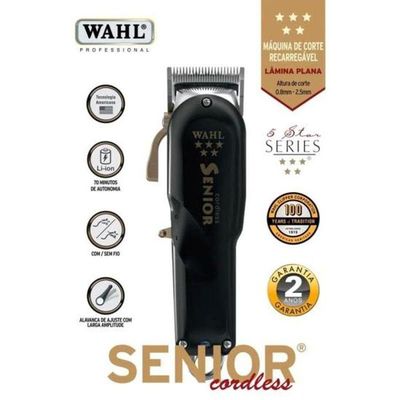 Máquina De Corte Wahl Senior Cordless Preta