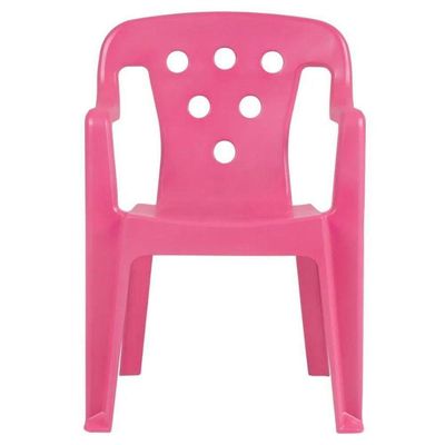 Cadeira Plástica Kids Mor - Rosa