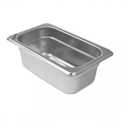 Cuba Gastronomica Rechaud Inox Gn 1-9 X 100mm - Brasinox