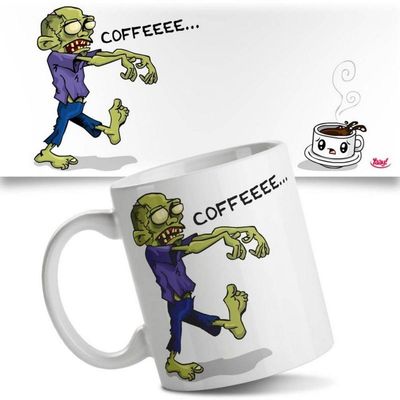Caneca Zombie Wants Coffee