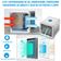 Mini Ar Condicionado Climatizador Humidificador Portátil Arctic Air Cooler 3 Velocidades