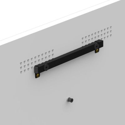 Suporte Universal Fixo Regua Tv 56 Vesa Até 400 Preto
