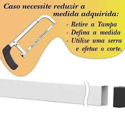 3 Suportes Pia Chumbar Bancada Mesa 60 Cm - Branco