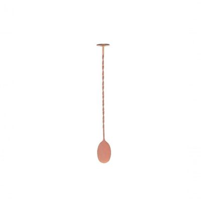 Colher Bailarina Bronze Em Aço Inox Com Disco Macerador 25cm 6151 - Mimo Style