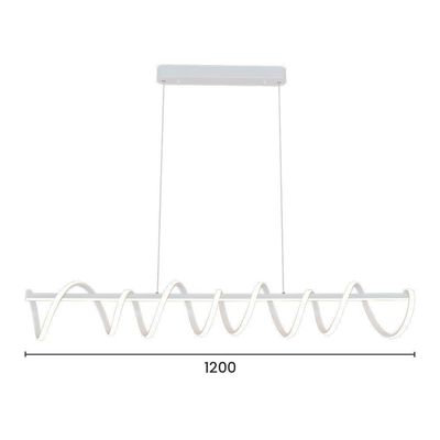 Lustre Pendente Sindora Dcd03070 Branco Led Bivolt