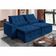 Sofá Spazzio 4 Lugares 2,20cm Retrátil E Reclinável - De Casa Décor E Estofados Azul