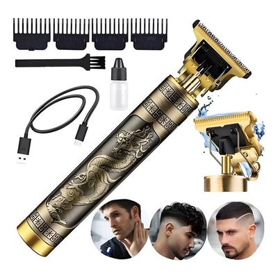 Máquina Profissional Dragon Acabamento Sem Fio Barba Cabelo Bivolt