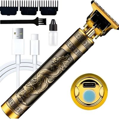 Máquina Profissional Dragon Acabamento Sem Fio Barba Cabelo Bivolt