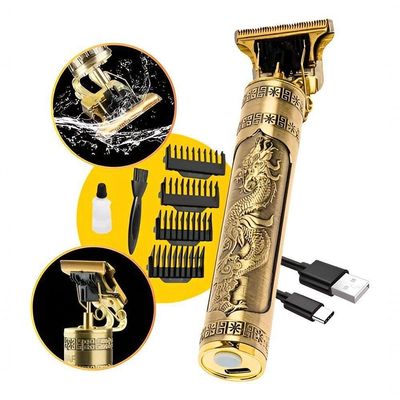Máquina Profissional Dragon Acabamento Sem Fio Barba Cabelo Bivolt