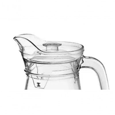 Jarra De Vidro Com Tampa Suco água 1.5 Litros + Colher Bailarina