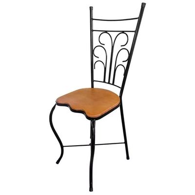 Conjunto De Jantar Industrial Rústico: Mesa Quadrada + 4 Cadeiras Compactas Tamanho 90x90cm
