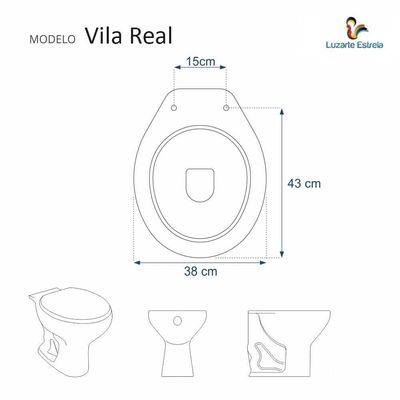 Tampa De Privada Em Mdf Vila Real Cinza Claro Para Vaso Luzarte
