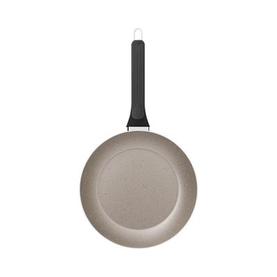 Frigideira Tramontina Milazzo Em Alumínio Com Revestimento Interno E Externo Em Antiaderente Starflon Max Amêndoa 20 Cm