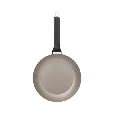 Frigideira Tramontina Milazzo Em Alumínio Com Revestimento Interno E Externo Em Antiaderente Starflon Max Amêndoa 20 Cm