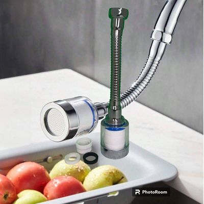 Extensor De Torneira Flexível Jato Chuveirinho Com Filtro
