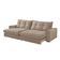 Sofá Firenze Veludo 02 Módulos De 90cm B25cm B002 Veludo Capuccino