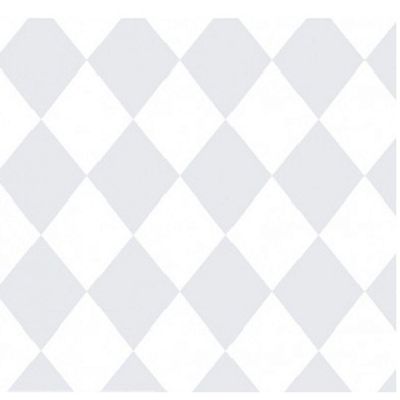 Papel De Parede Treboli Losangos Cinzas 5863 - Rolo 10m X 0,53m