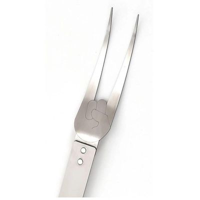 Garfo Para Churrasco 2 Pontas Inox Artmill