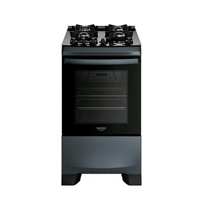 Fogão Dako Supreme Glass 4 Bocas Com Timer Touch Titanium - Bivolt
