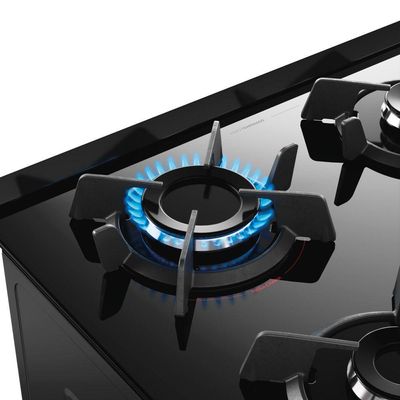 Fogão Dako Supreme Glass 4 Bocas Com Timer Touch Titanium - Bivolt