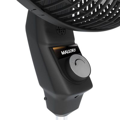 Ventilador de Coluna Mallory Éolo 6 Pás 126W Preto Grafite - 220V